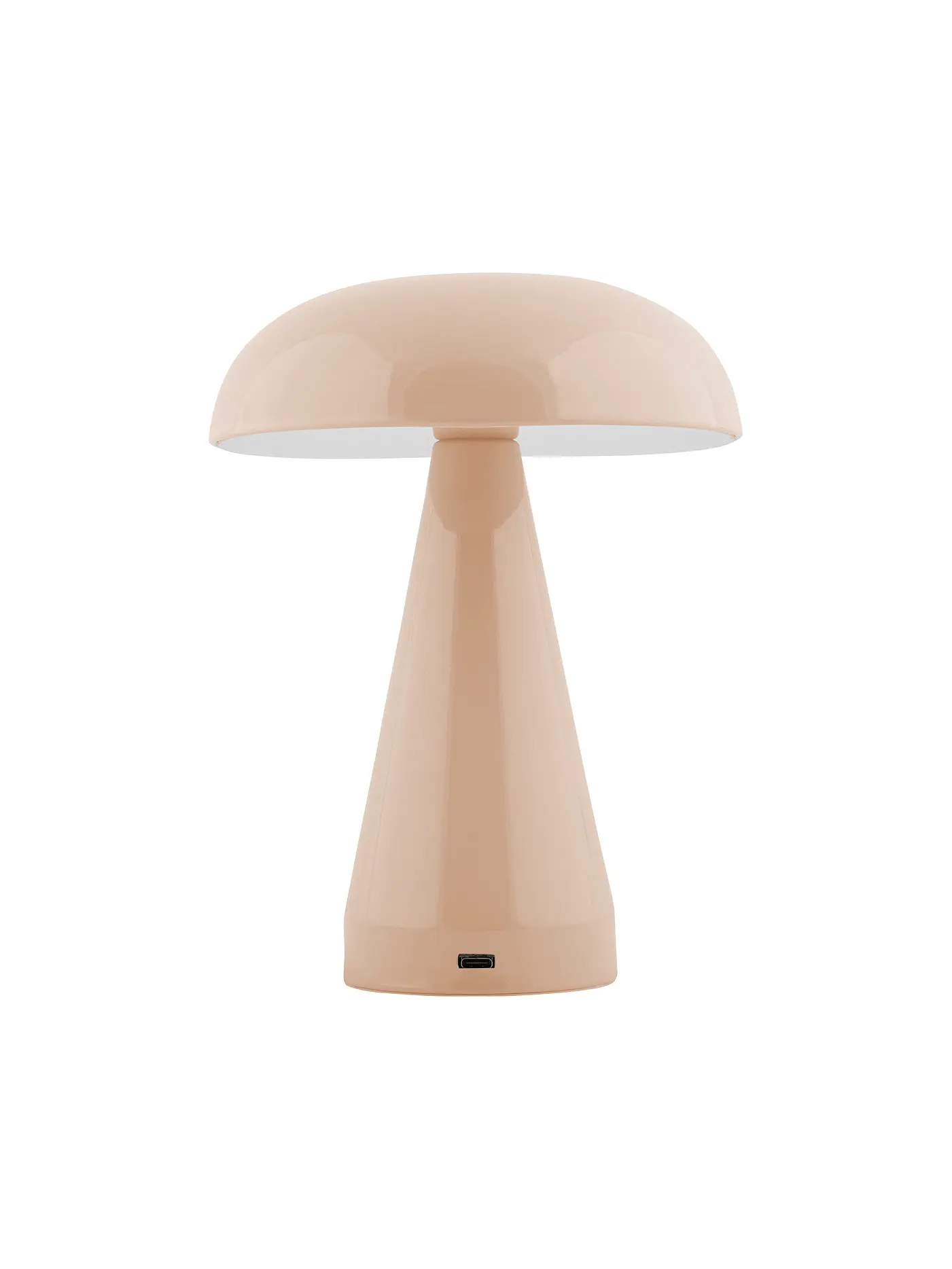 LEITMOTIV | LED Tischlampe RACHEL Iron Rose Tan | hellbraun